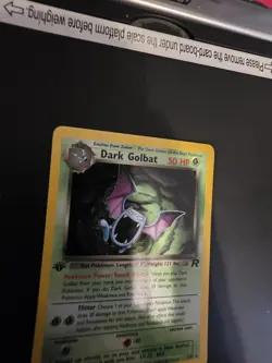 ✅🔥2000 Pokemon Dark Golbat 1st Edition Holo 7/82 Team Rocket LP+🔥✅ - Image 3