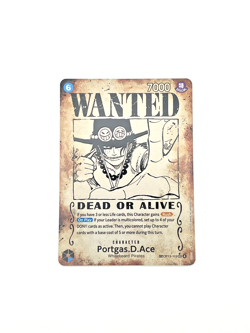 Portgas.D.Ace OP13-119 (Wanted-Secret Rare - Misprint/Error) One Piece TCG NM/M - Image 2