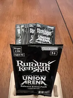 Union Arena TCG Rurouni Kenshin Release Event Pack English Set of 8 - Image 2