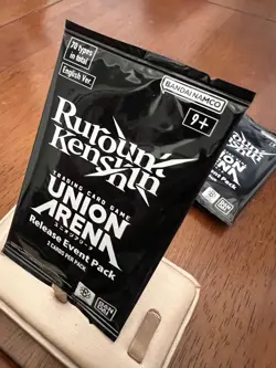 Union Arena TCG Rurouni Kenshin Release Event Pack English Set of 8 - Image 3