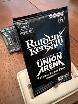 Union Arena TCG Rurouni Kenshin Release Event Pack English Set of 8 - Image 4