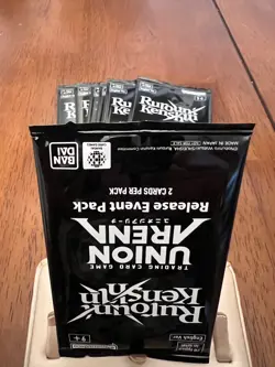 Union Arena TCG Rurouni Kenshin Release Event Pack English Set of 8 - Image 5