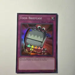 Yu-Gi-Oh TCG Toon Breifcase DRL2-EN029 1st Edition Super Rare Card NM - Image 1
