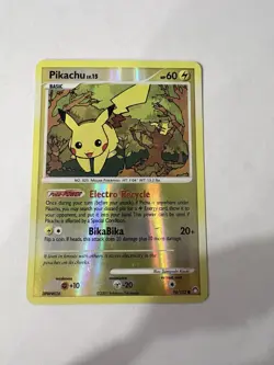 Pokemon Pikachu TCG Reverse Holo Card Mysterious Treasures 94/123 - Image 1