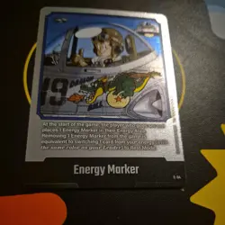 Son Goku E-54 Silver Energy Marker Dragon Ball Manga Booster Card Fusion World - Image 2