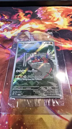 Koraidon 014 Sv: Scarlet & Violet Promo Cards Holo Sealed - Image 1