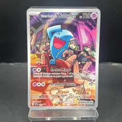 Team Rocket's Wobbuffet 203 Sv: Scarlet & Violet Promo Cards Holo - Image 1