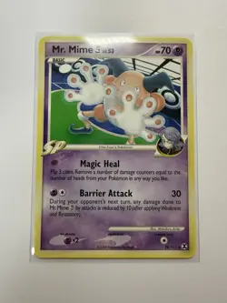 Pokemon TCG Rising Rivals Mr. Mime Card 28/111 Regular Rare LP 2009 WOTC - Image 3