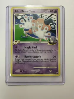 Pokemon TCG Rising Rivals Mr. Mime Card 28/111 Regular Rare LP 2009 WOTC - Image 4
