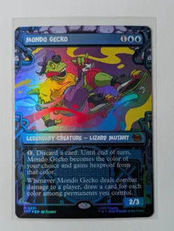 Mondo Gecko (Showcase) Teenage Mutant Ninja Turtles Foil 0231 MTG - Image 1