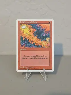 MTG Red Elemental Blast MP 4th Edition Fourth - Image 1