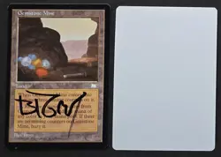 Signed MTG Magic Brom Artist Proof _ Weatherlight _ GEMSTONE MINE _ VHTF 1/50! - Image 1