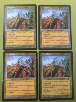 4x MTG Wasteland Tempest x4 Moderately Played - Image 1