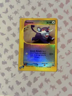 Rattata Reverse Holo 128/165 Pokemon Expedition E Reader Series WOTC 2002 - Image 1