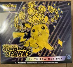 POKEMON SURGING SPARKS ETB | FACTORY SEALED | ELITE TRAINER BOX 🔥 - Image 1