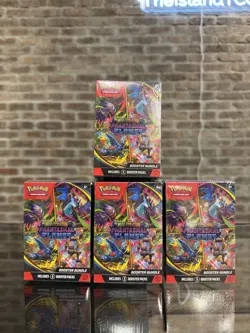 Sealed Pokemon TCG: Mega Evolution Phantasmal Flames Booster Bundle 6 Pack New - Image 1