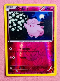 Clefairy | 69/111 | XY Furious Fists | 2014 Pokemon Card | Reverse Holo | LP - Image 1