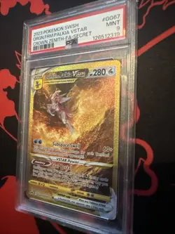 2023 Pokemon Sword and Shield Crown Zenith GG67 Palkia VSTAR PSA 9 MINT - Image 1