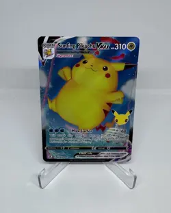 Pokemon Card - Surfing Pikachu VMAX Celebrations 009/025 Ultra Rare - D - Image 1