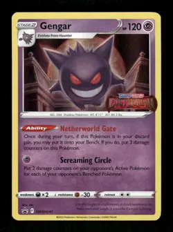 Pokemon Gengar - (Prerelease) Promo SWSH: Sword & Shield Promo Cards SWSH241 NM - Image 1