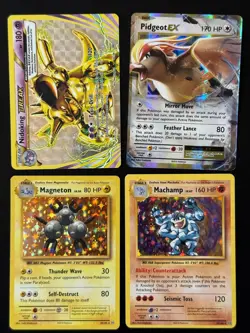 4x Holo Rare XY Evolutions /108 Machamp Pidgeot EX Nidoking BREAK Pokemon Card - Image 1