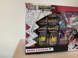 Pokemon Celebrations 25th Anniversary Dark Sylveon V Collection Box Sealed - Image 2