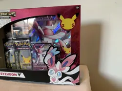 Pokemon Celebrations 25th Anniversary Dark Sylveon V Collection Box Sealed - Image 3