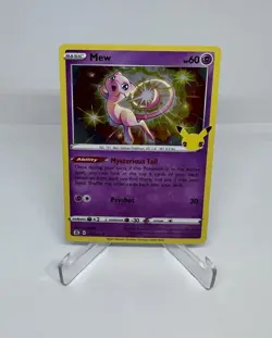 2021 Pokemon Sword & Shield Celebrations Mew Holo #011/025 - F - Image 1