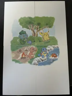 Pokemon Postcard Pikachu Mew Charmander Squirtle Bulbasaur Nintendo Japan Rare - Image 4