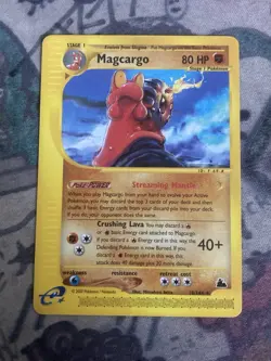 Magcargo 18/144 Pokemon TCG Skyridge Non-holo Regular Rare WOTC - Image 1