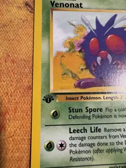 1st Edition Venonat Jungle 63/64 | WOTC Vintage Pokemon - Image 2