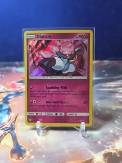 Diancie 94/147 Holo SM Burning Shadows Pokemon TCG LP - Image 1