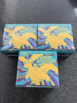 Pokemon TCG Ascended Heroes ETB Elite Trainer Box Brand New Sealed X3 Fast Ship - Image 1