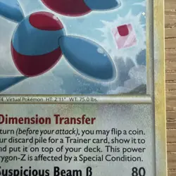 Pokemon Porygon-Z 7/102 Triumphant Holo Rare NM - Image 4