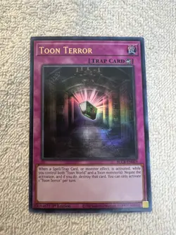 YuGiOh - Toon Terror BLCR-ENO69 - Ultra - Trap - 1st - Image 1