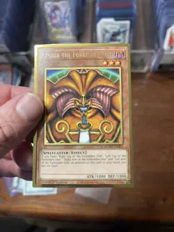 Yugioh Exodia the Forbidden One MGED-EN005 Premium Gold Rare 1st Edition NM - Image 4
