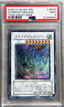 Yu-gi-oh Stardust Dragon Japanese Ghost Rare PSA 9 TDGS-JP040 - Image 1