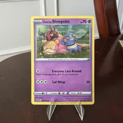 Pokemon TCG Galarian Slowpoke SWSH126 Holo Black Star Promo Card - Image 1