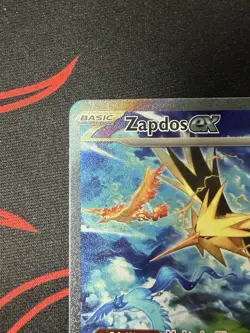 Zapdos ex 202/165 Ultra Rare 151 Full Art Holo Pokemon Card - Image 4