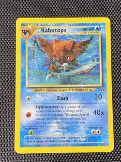 Kabutops Card 25/75 Non Holo Pokemon TCG Neo Discovery NM - Image 1