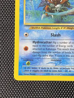 Kabutops Card 25/75 Non Holo Pokemon TCG Neo Discovery NM - Image 5