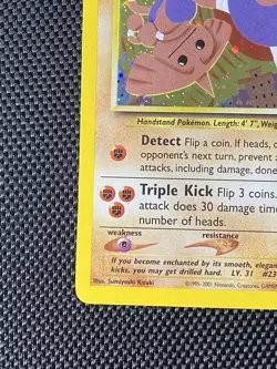 Pokemon Card Hitmontop 3/75 Neo Discovery HOLO RARE - LP/NM - Image 5