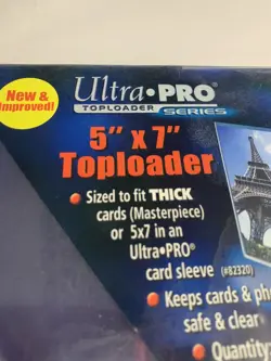 Ultra Pro 5x7 Toploaders 25ct Pack Thick Cards Photos Rigid Holders 81184-1 - Image 2