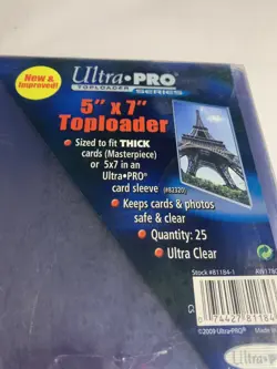 Ultra Pro 5x7 Toploaders 25ct Pack Thick Cards Photos Rigid Holders 81184-1 - Image 3