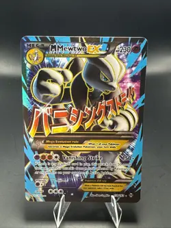 Pokemon Mewtwo EX TCG Full Art Holo Card Breakthrough 159/162 Ultra Rare - Image 2