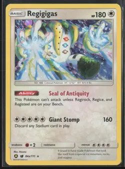 Regigigas - 84a/111 Promo Alternate Art Promos 084a/111 HP Pokemon Card - Image 1