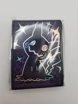 Pokemon Card Sleeves - New 65 Ct Mimikyu Paldean Fates ETB Pokemon Card Sleeves - Image 1