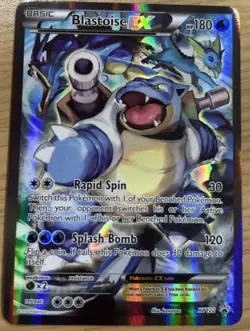 Pokemon Blastoise EX Promo Holo XY122 XY Card English Basic 180HP - Image 1