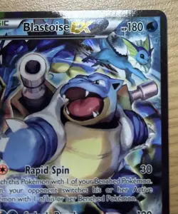 Pokemon Blastoise EX Promo Holo XY122 XY Card English Basic 180HP - Image 2