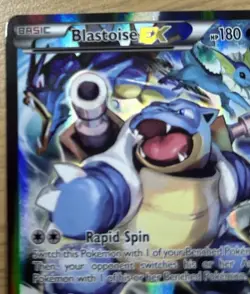 Pokemon Blastoise EX Promo Holo XY122 XY Card English Basic 180HP - Image 3